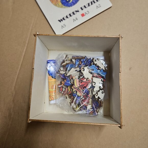 CRAFT HUB Wooden Jigsaw Puzzle A3 84 Pieces | Beautiful Ying Yang 10" Puzzle - Picture 8 of 12